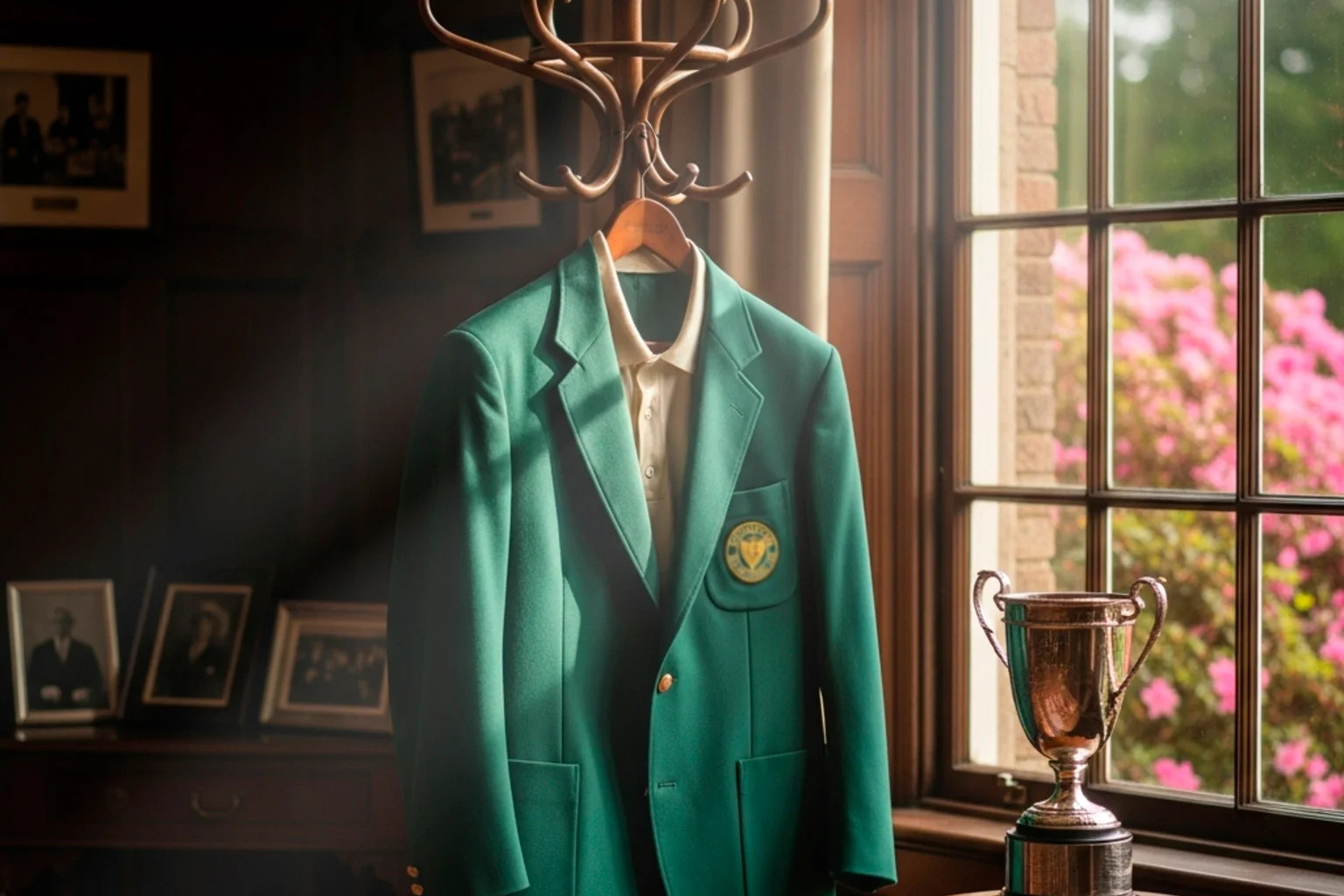 Masters Champion im Green Jacket beim traditionellen Siegerfoto
